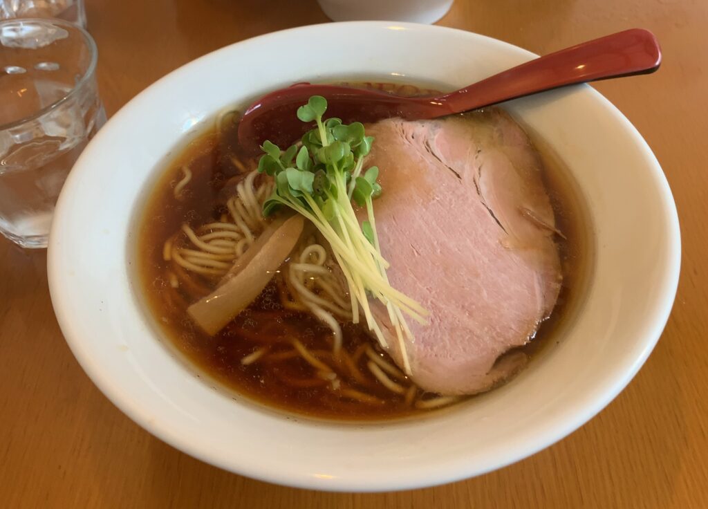 中華そば カリフォルニア煮干しそば醤油