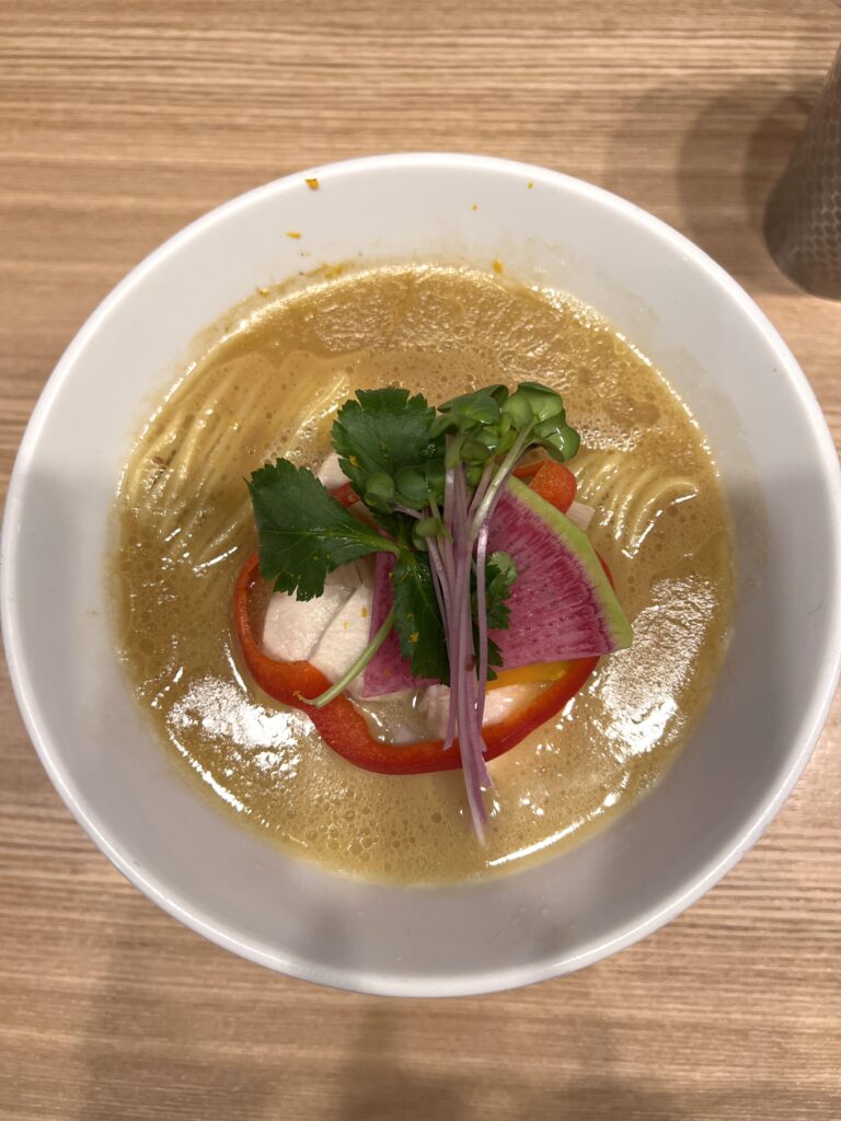 篝のラーメン上から